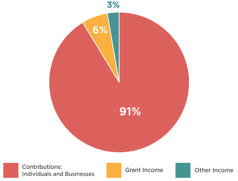 Chikaming Open-Lands-2019-Income-graph